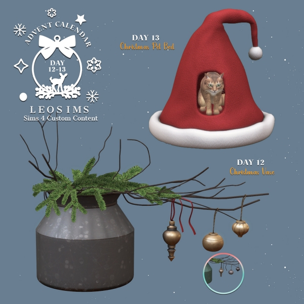 Alpha Advent Calendar Day 12 13 by leosims4cc - The Sims 4 Custom Content