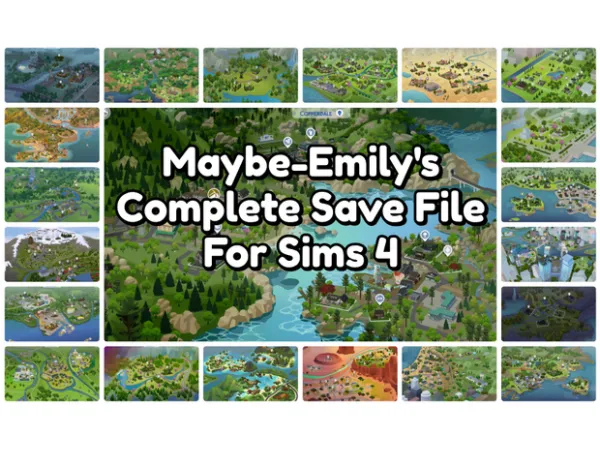 Maxis Match Maybe Emily's Complete Sims 4 Save File - The Sims 4 Custom Content