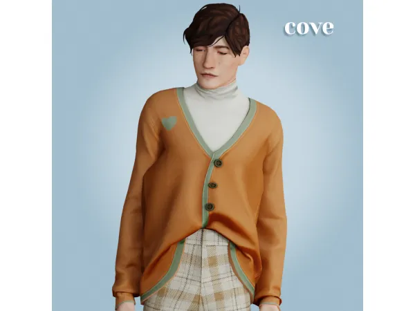 Alpha Cove sweater by amelylina - The Sims 4 Custom Content