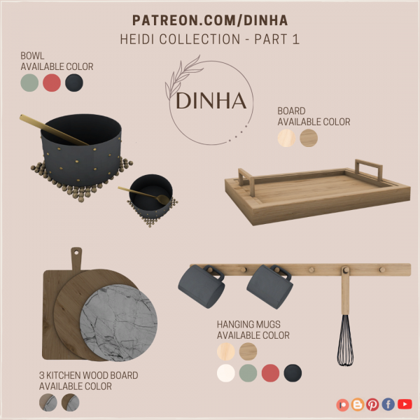 Alpha Heidi Collection Part 1 by dinhagamer - The Sims 4 Custom Content