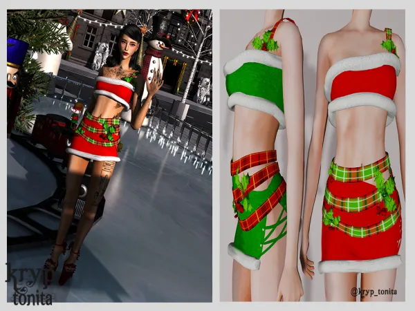 Alpha DECEMBER COLLECTION by kryptonita - The Sims 4 Custom Content