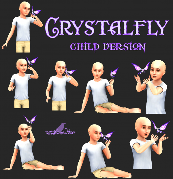Mix Crystalfly kid posepack Auditore by simsfinds - The Sims 4 Custom Content