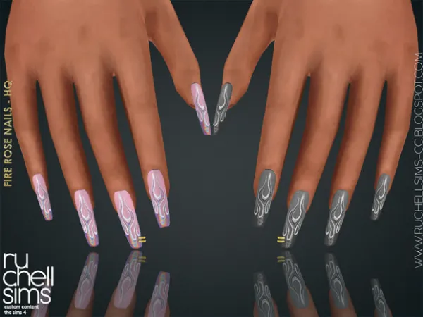 FIRE ROSE NAILS