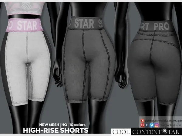 Yoga High-Rise Shorts - cool_content_star