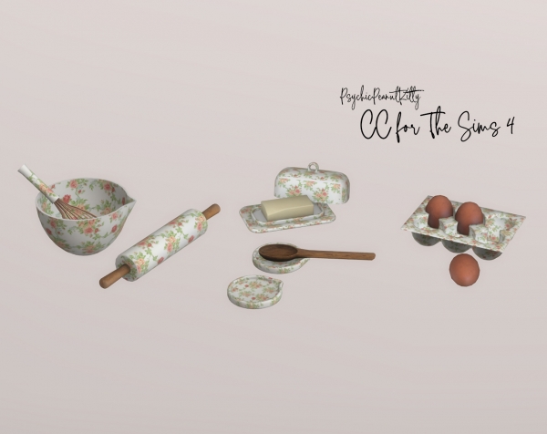 Alpha FURNITURE SEPTEMBER KITCHEN by psychicpeanutkitty - The Sims 4 Custom Content