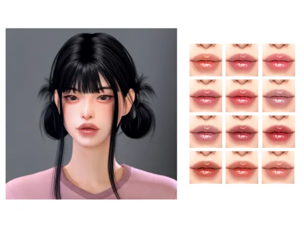 Alpha Lipstick S3 by Chih - The Sims 4 Custom Content
