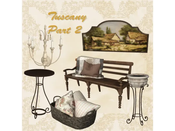 Alpha Tuscany Part 2 by Pinkboxdesign - The Sims 4 Custom Content
