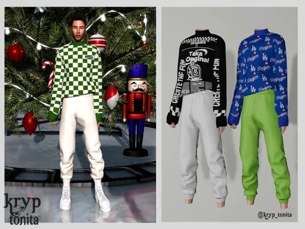 Alpha DECEMBER COLLECTION by kryptonita - The Sims 4 Custom Content