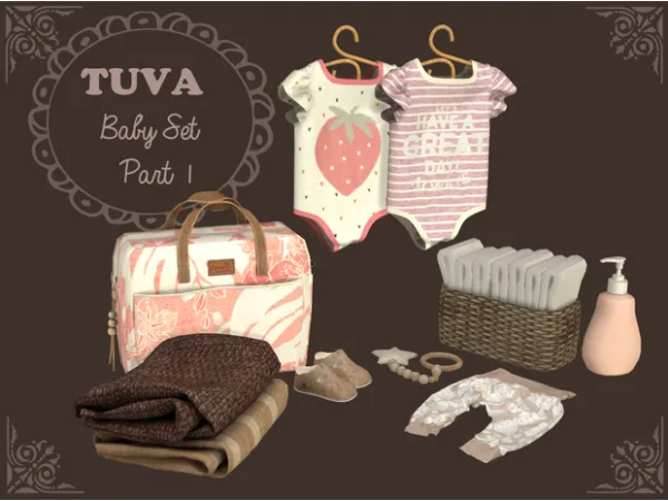 Maxis Match Tuva Part 1 by Pinkboxdesign - The Sims 4 Custom Content