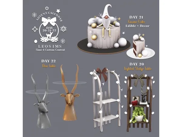 Alpha Advent Calendar Day 20 21 22 - The Sims 4 Custom Content
