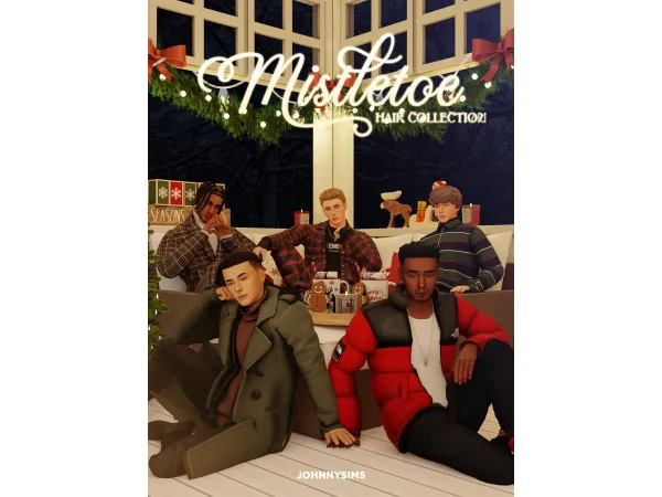 Maxis Match Mistletoe Collection by JohnnySims - The Sims 4 Custom Content