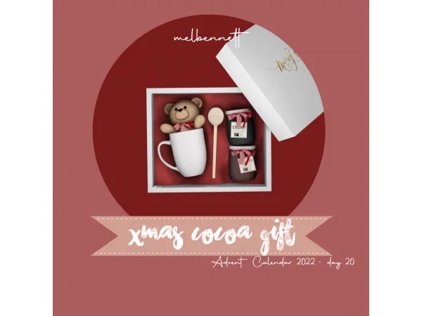 Alpha Advent Calendar 2022 20 Xmas Cocoa Gift - The Sims 4 Custom Content