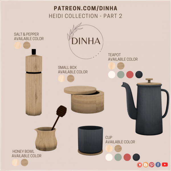 Alpha Heidi Collection Part 2 by dinhagamer - The Sims 4 Custom Content