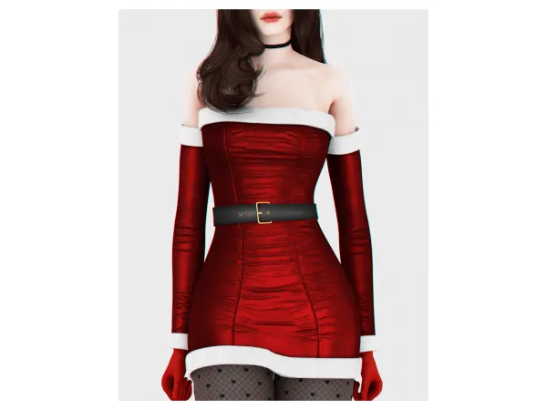 Alpha Ivy Dress by BackTrack - The Sims 4 Custom Content