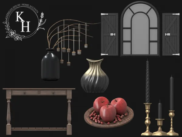 Alpha [khd] augustine miniset - The Sims 4 Custom Content
