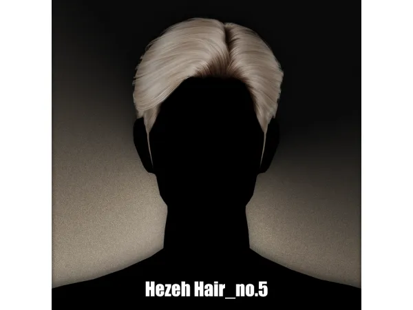 Alpha [Hezeh] Hair_No5 - The Sims 4 Custom Content