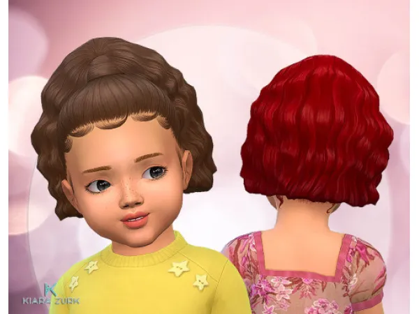 Maxis Match Serena Ponytail for Toddlers - The Sims 4 Custom Content