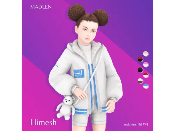 Himesh Jacket + Teddy Bag by Madlen