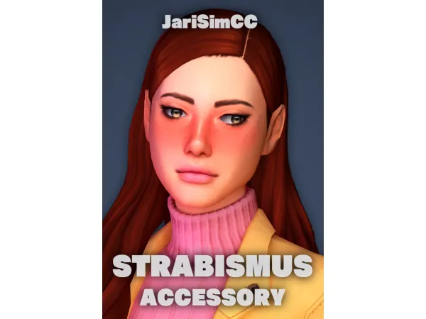 Maxis Match Strabismus_Pack_01 JariSimCC - The Sims 4 Custom Content