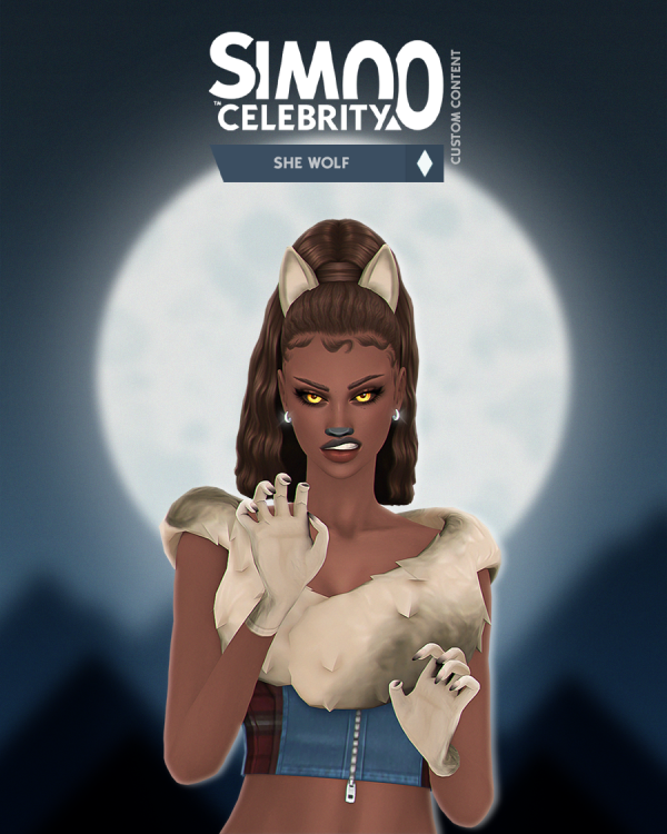 Maxis Match She Wolf Mini Pack by simsfinds - The Sims 4 Custom Content