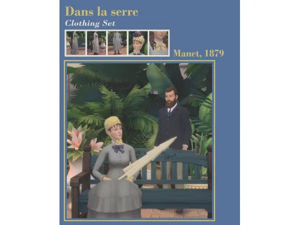 Maxis Match Dans la Serre - The Sims 4 Custom Content