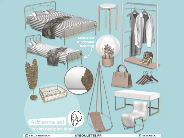 Adrienne bedroom set by syboulette