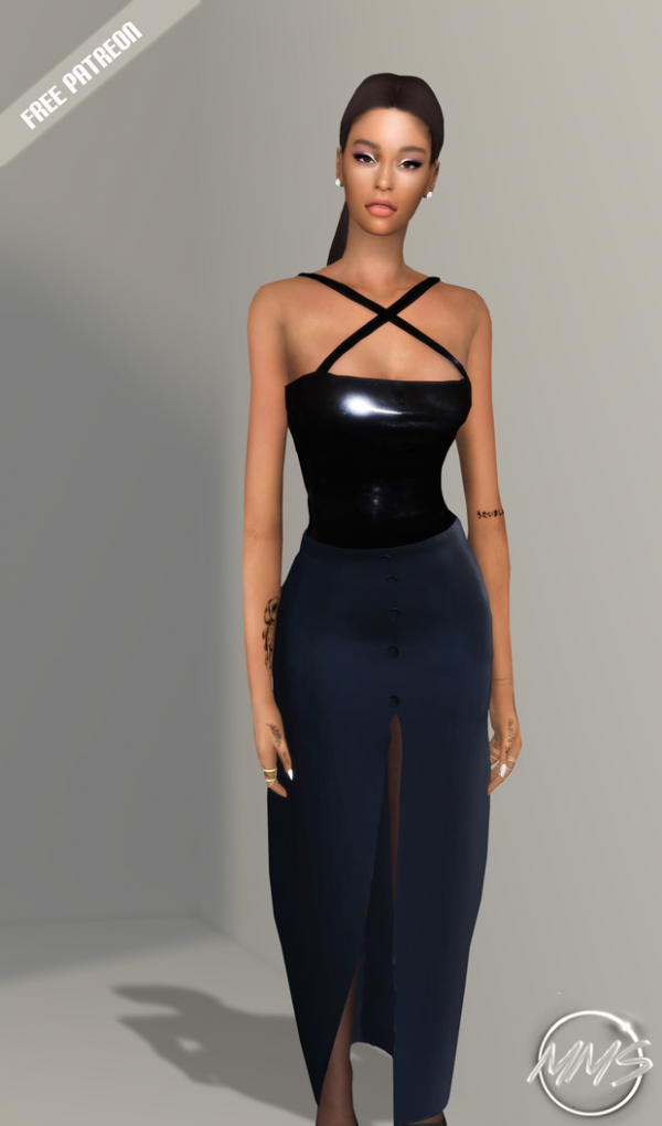 Alpha ARIANA GRANDE THE VOICE LOOK by simsfinds - The Sims 4 Custom Content