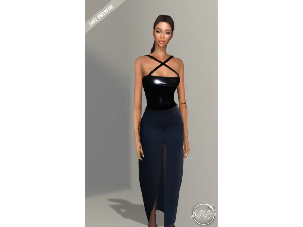 Alpha ARIANA GRANDE THE VOICE LOOK by Makemysims - The Sims 4 Custom Content