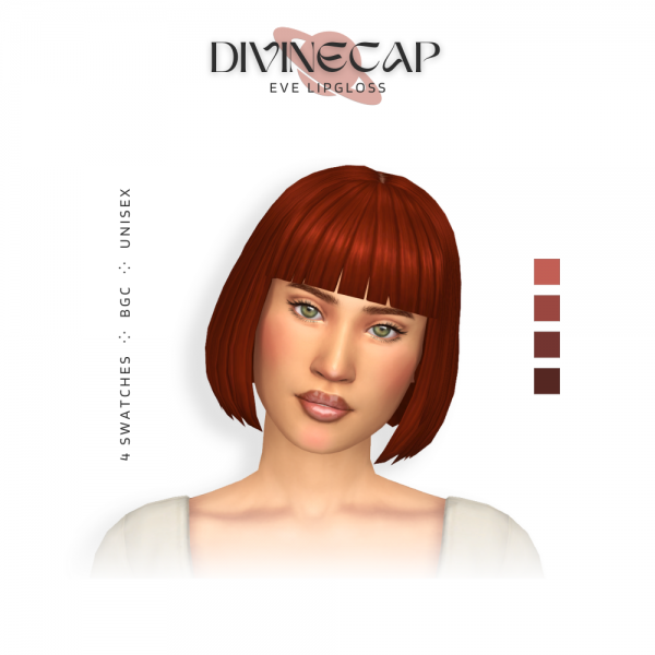 Maxis Match eve lipgloss by simsfinds - The Sims 4 Custom Content