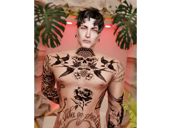 Alpha Hagan Male Sim - The Sims 4 Custom Content
