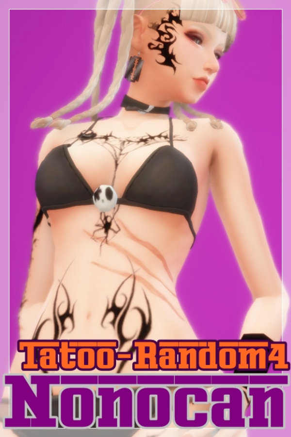 Mix TATOO RANDOM4by NONOCAN by simsfinds - The Sims 4 Custom Content