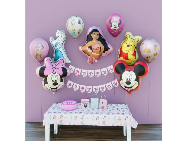 Alpha Disney Birthday Set - The Sims 4 Custom Content