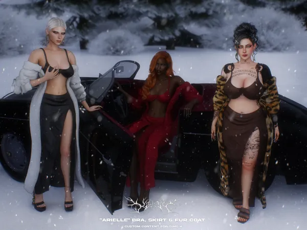 Alpha Klubb Arielle Set - The Sims 4 Custom Content