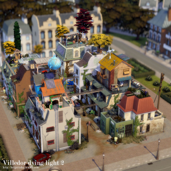 Maxis Match Villedor dying light 2 by simsfinds - The Sims 4 Custom Content