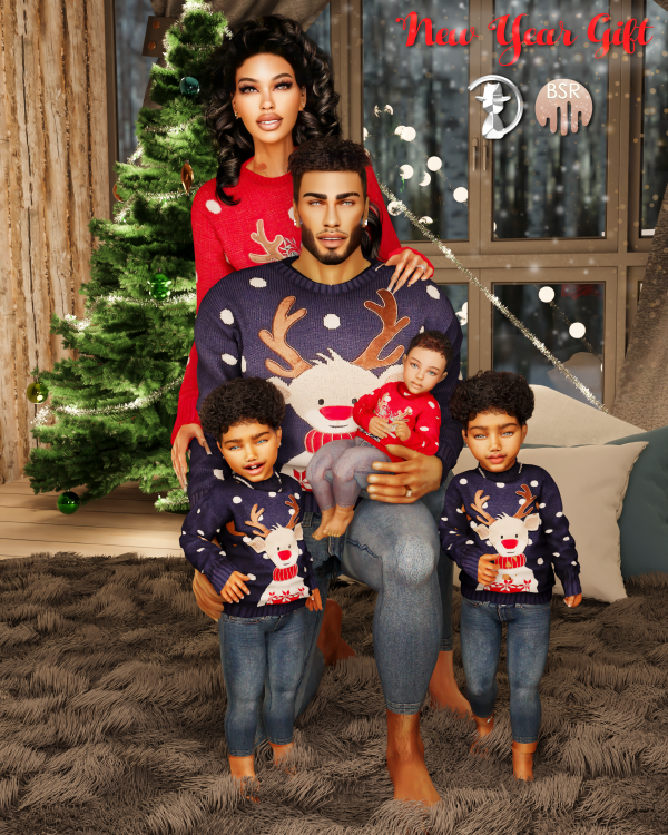 Alpha NEW YEAR GIFT S214 S215 S216 S217 S218 S219 S220 S221 S222 S223 by daphsmods - The Sims 4 Custom Content