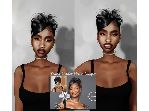 Alpha Tems inspo hair for all ages - The Sims 4 Custom Content