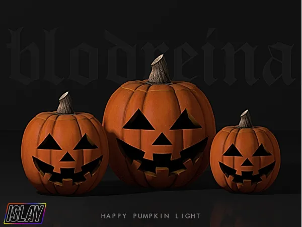 Alpha Happy Pumpkins Light - The Sims 4 Custom Content