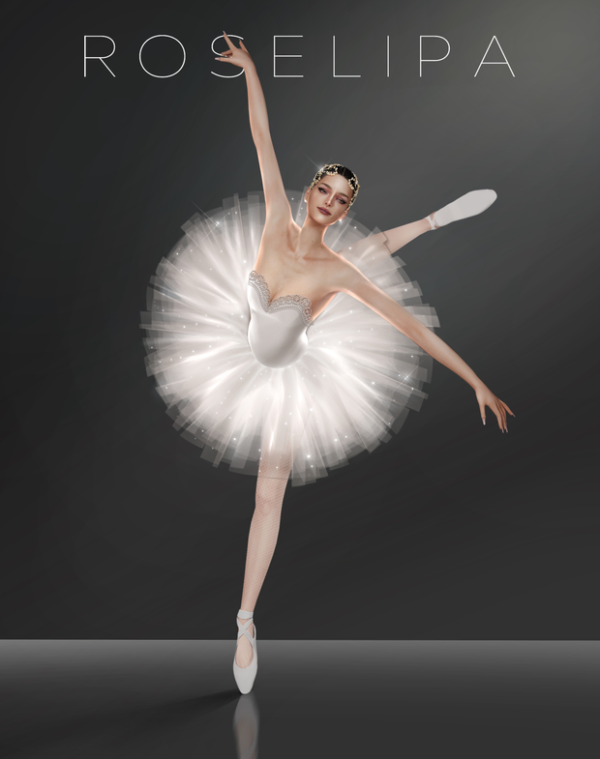 Mix BALLET POSE by simsfinds - The Sims 4 Custom Content