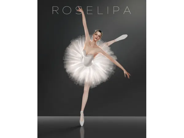 Mix BALLET POSE by ROSELIPA - The Sims 4 Custom Content