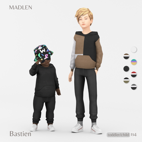 Maxis Match Bastien Outfit by madlensims - The Sims 4 Custom Content