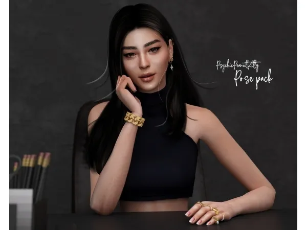 Mix POSES FEMALE 3 - The Sims 4 Custom Content