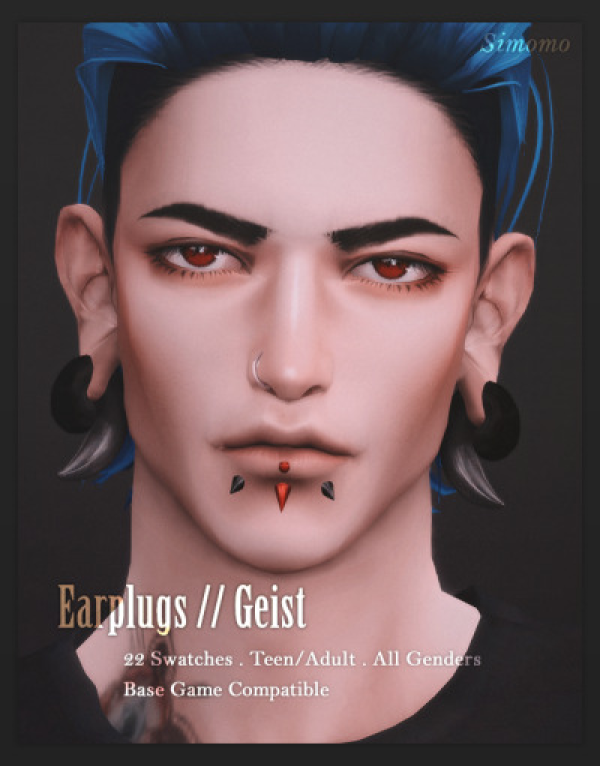 Maxis Match Geist Earplugs by simsfinds - The Sims 4 Custom Content