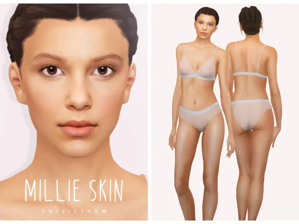 Alpha Millie Skin Sim by thisisthem - The Sims 4 Custom Content