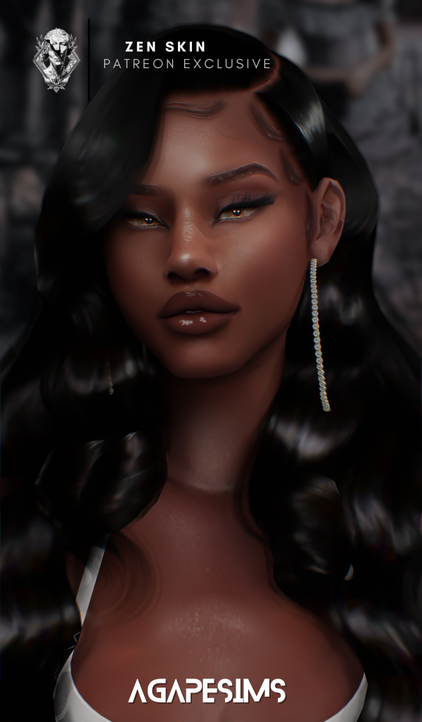 Alpha Zen Skin by simsfinds - The Sims 4 Custom Content