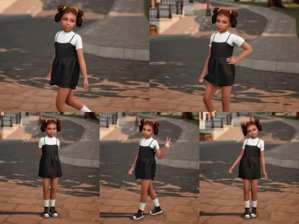 Mix Kids Pose Pack 03 - The Sims 4 Custom Content