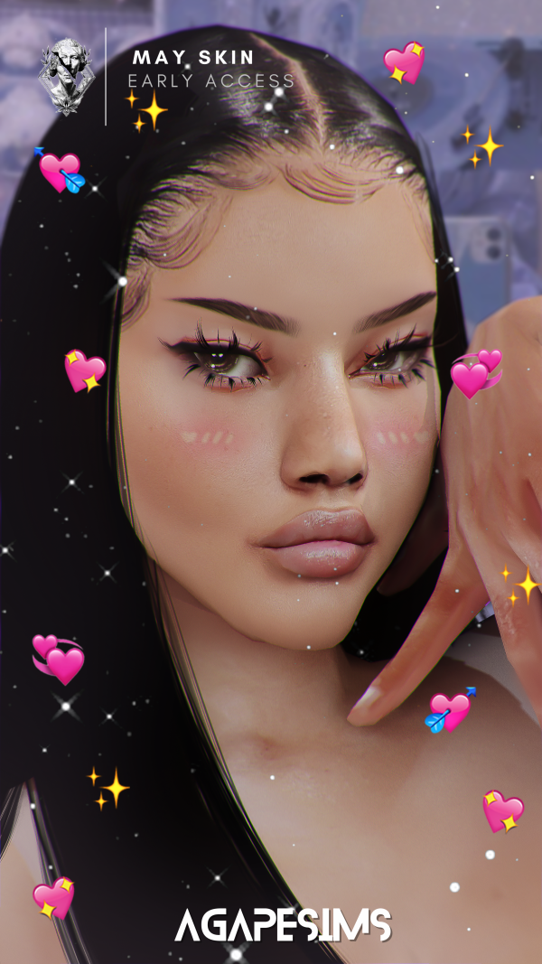 Alpha May Skin by simsfinds - The Sims 4 Custom Content