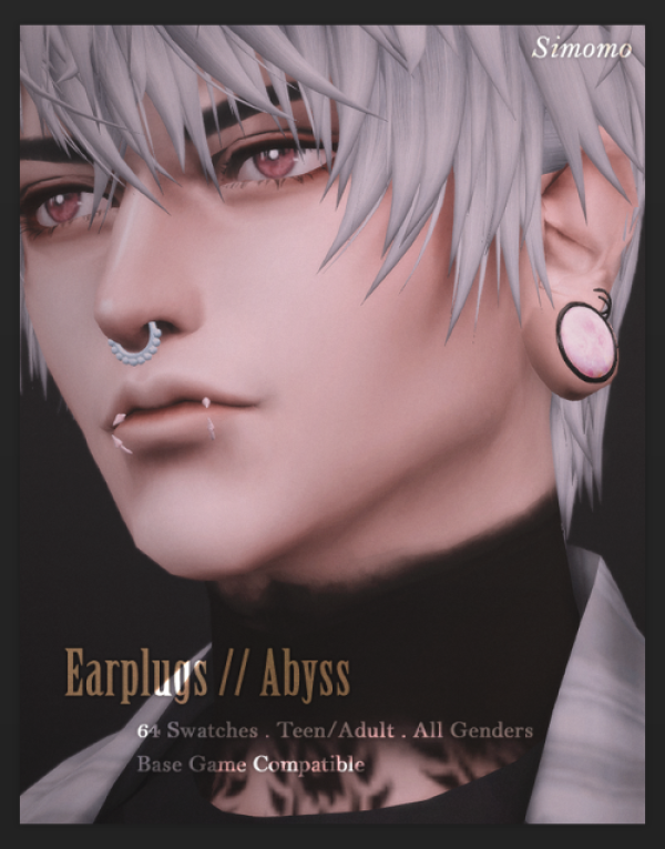 Maxis Match Abyss Earplugs by simsfinds - The Sims 4 Custom Content