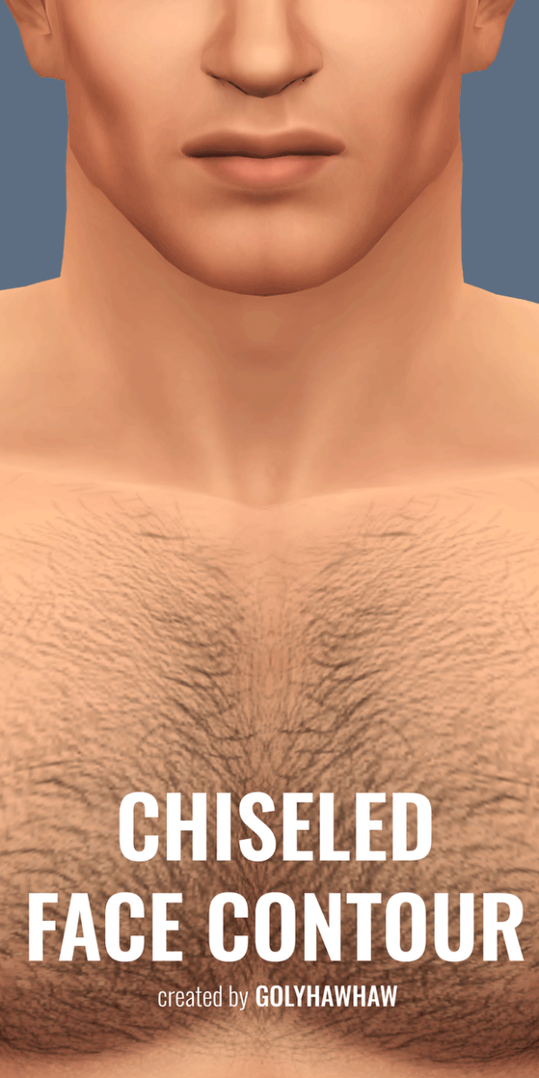 Maxis Match CHISELED CHEEK CONTOUR OVERLAY by simsfinds - The Sims 4 Custom Content