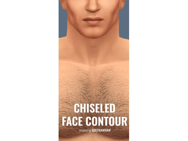 Maxis Match CHISELED CHEEK CONTOUR OVERLAY - The Sims 4 Custom Content