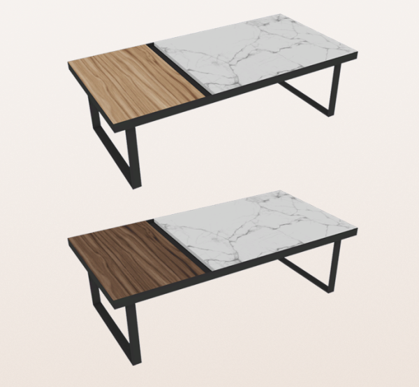 Alpha Coffee Tables [DOWNLOAD] by simsfinds - The Sims 4 Custom Content